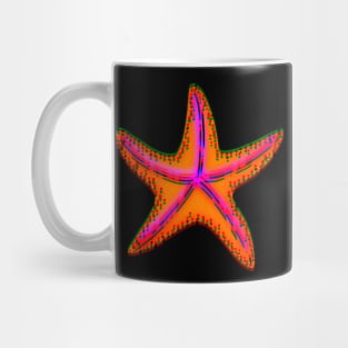 Cool Orange Starfish Mug